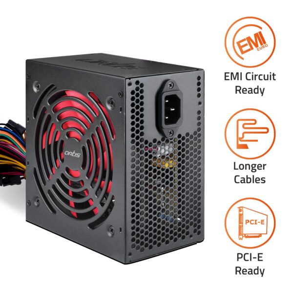 Artis 500 Watt Super Silent Gaming PC SMPS/Power Supply Unit